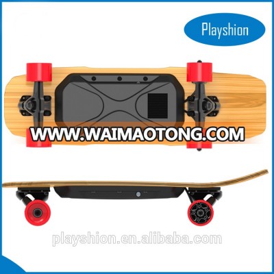 2017 new remote control Dual hub motor 4 wheels electric Longboard